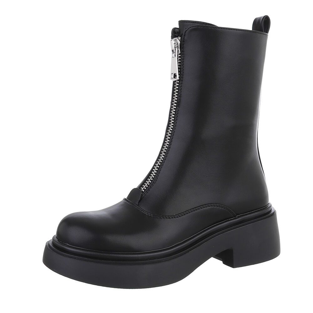 Ital-Design Damen Freizeit Plateaustiefelette (87451920) Blockabsatz günstig online kaufen