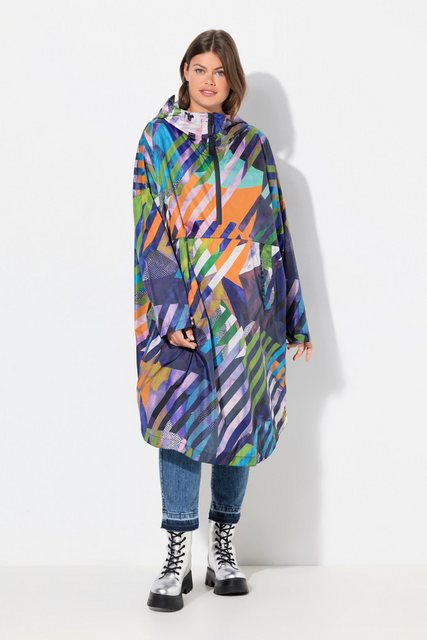 Laurasøn Funktionsjacke Funktions-Regencape Unisex Print Kapuze günstig online kaufen