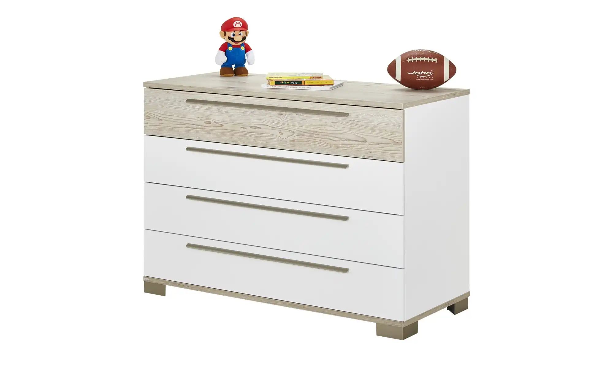 PAIDI Kommode  Carlo ¦ weiß ¦ Maße (cm): B: 126,8 H: 91,3 T: 55.6 Baby > Ba günstig online kaufen