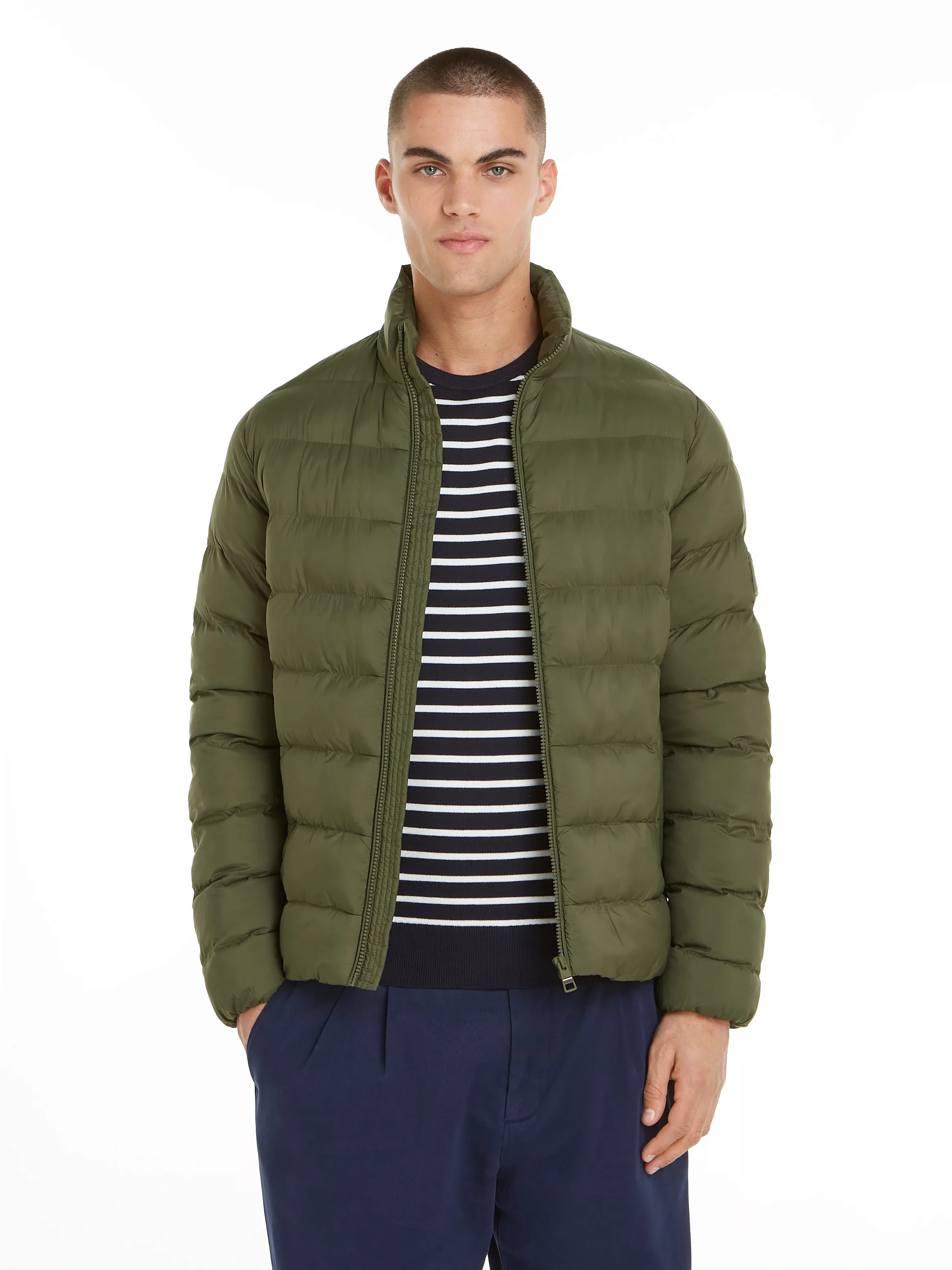 Tommy Hilfiger Steppjacke "MID WEIGHT STAND COLLAR JACKET" günstig online kaufen