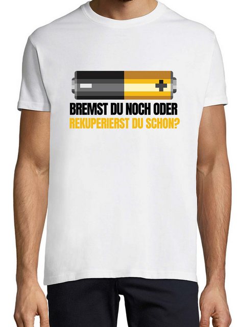 Youth Designz Print-Shirt Batterie Bremst Herren T-Shirt mit lustigen Logo günstig online kaufen