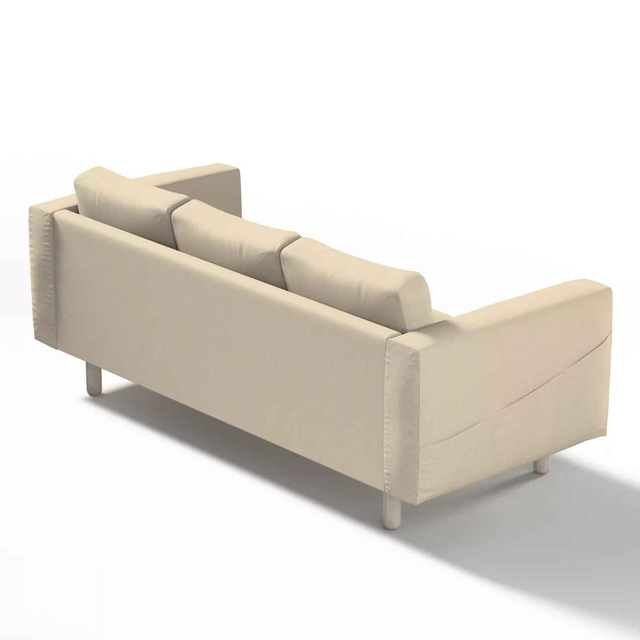 Bezug für Norsborg 3-Sitzer Sofa, beige, Norsborg 3-Sitzer Sofabezug, Edinb günstig online kaufen