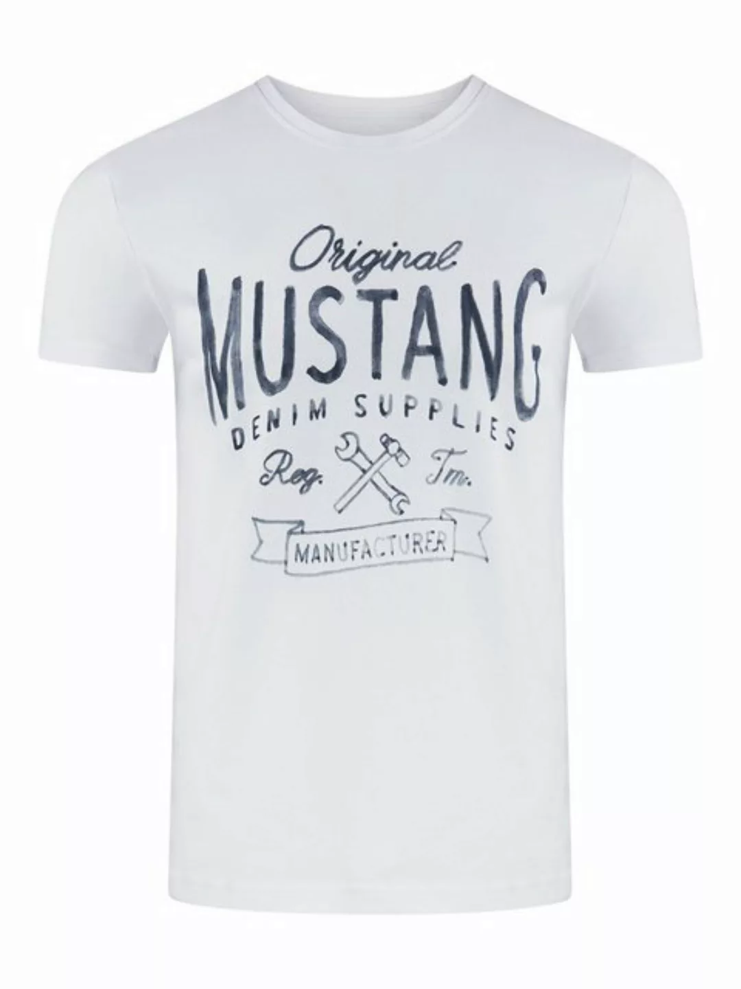 MUSTANG Tshirt Herren Regular Fit S bis 6XL günstig online kaufen