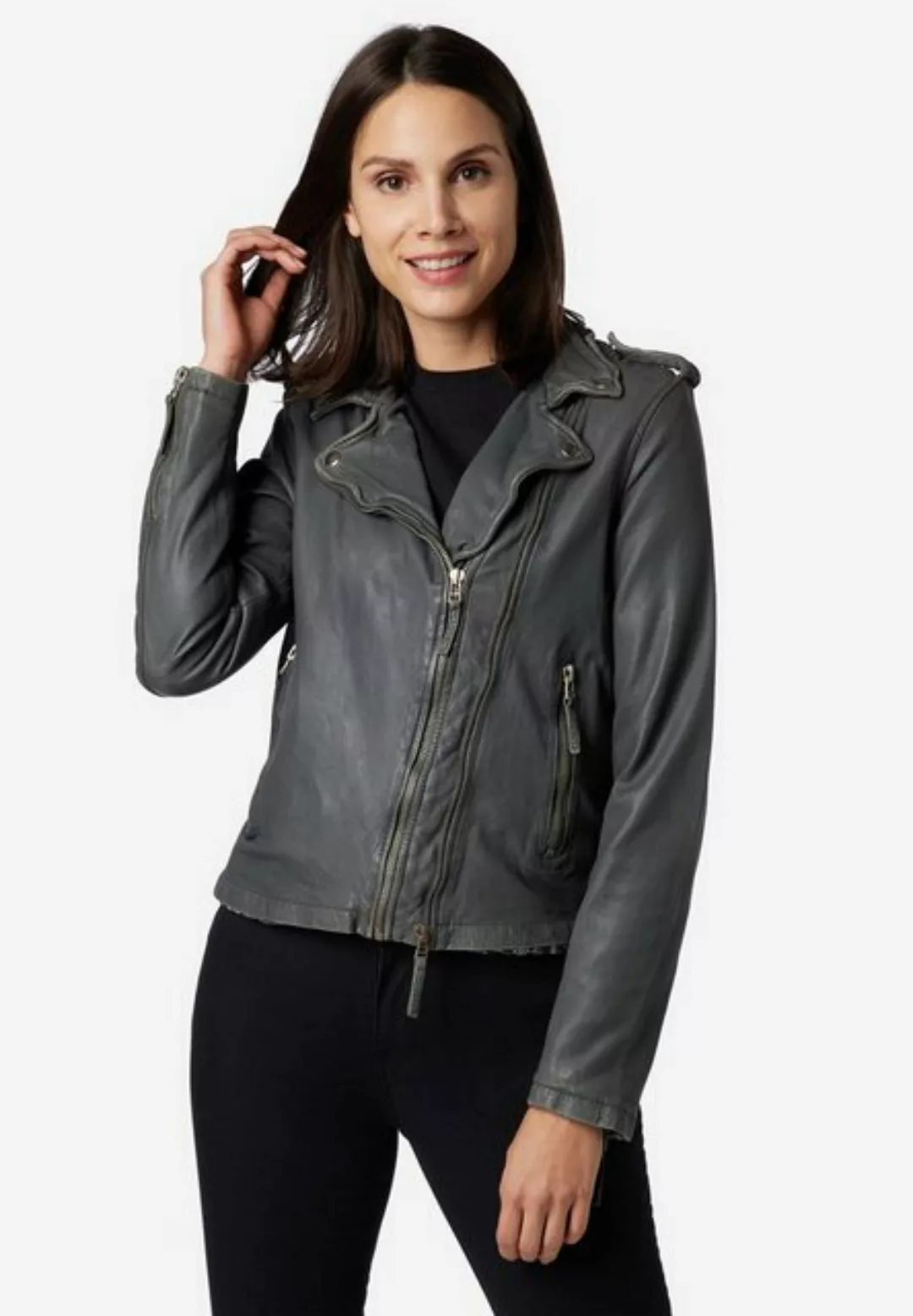 RICANO Lederjacke Foxy stylische Bikerjacke günstig online kaufen