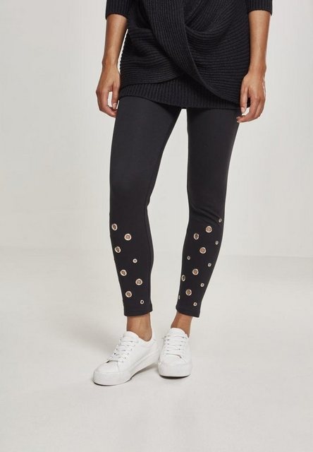 URBAN CLASSICS Leggings "Urban Classics Damen Ladies Eyelet Leggings", (1 t günstig online kaufen