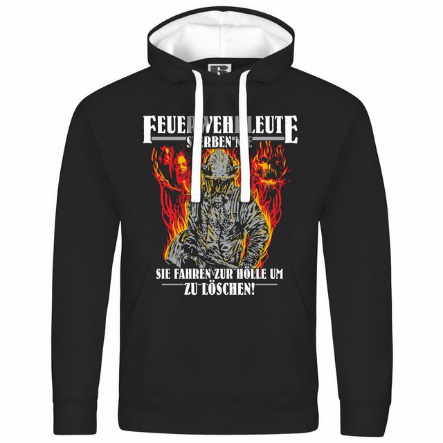 deinshirt Kapuzenpullover Herren Kapuzenpullover Feuerwehrleute sterben nie günstig online kaufen