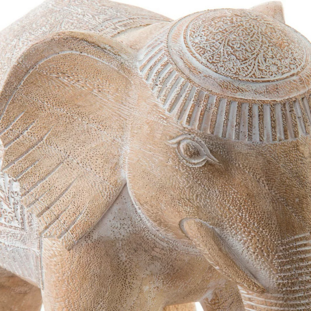 Deko-figur Dkd Home Decor Elefant Harz (34.5 X 15.7 X 24.3 Cm) günstig online kaufen