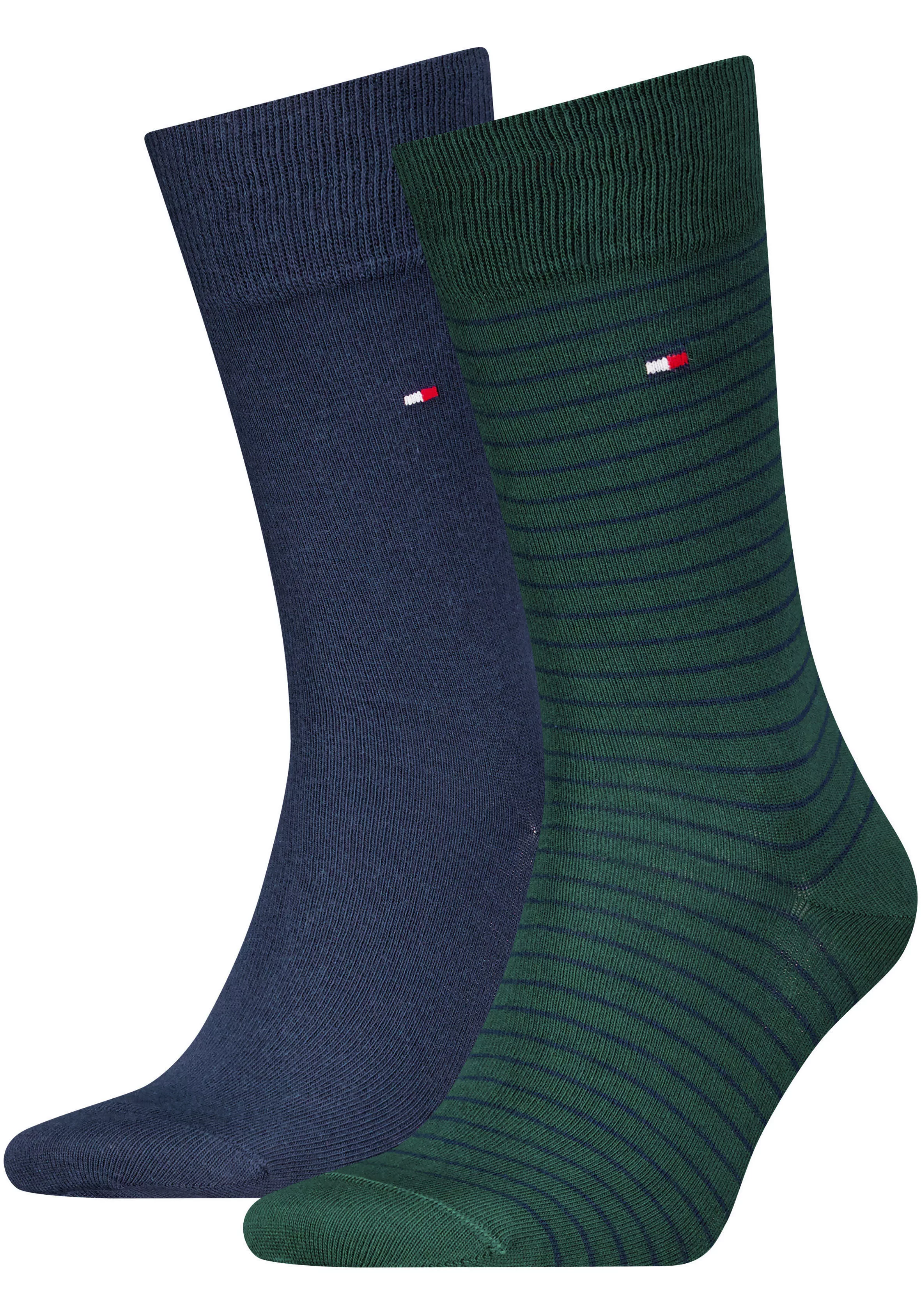 Tommy Hilfiger Socken "TH MEN SMALL STRIPE SOCK 2P", (2 Paar, 2 Paar), mit günstig online kaufen