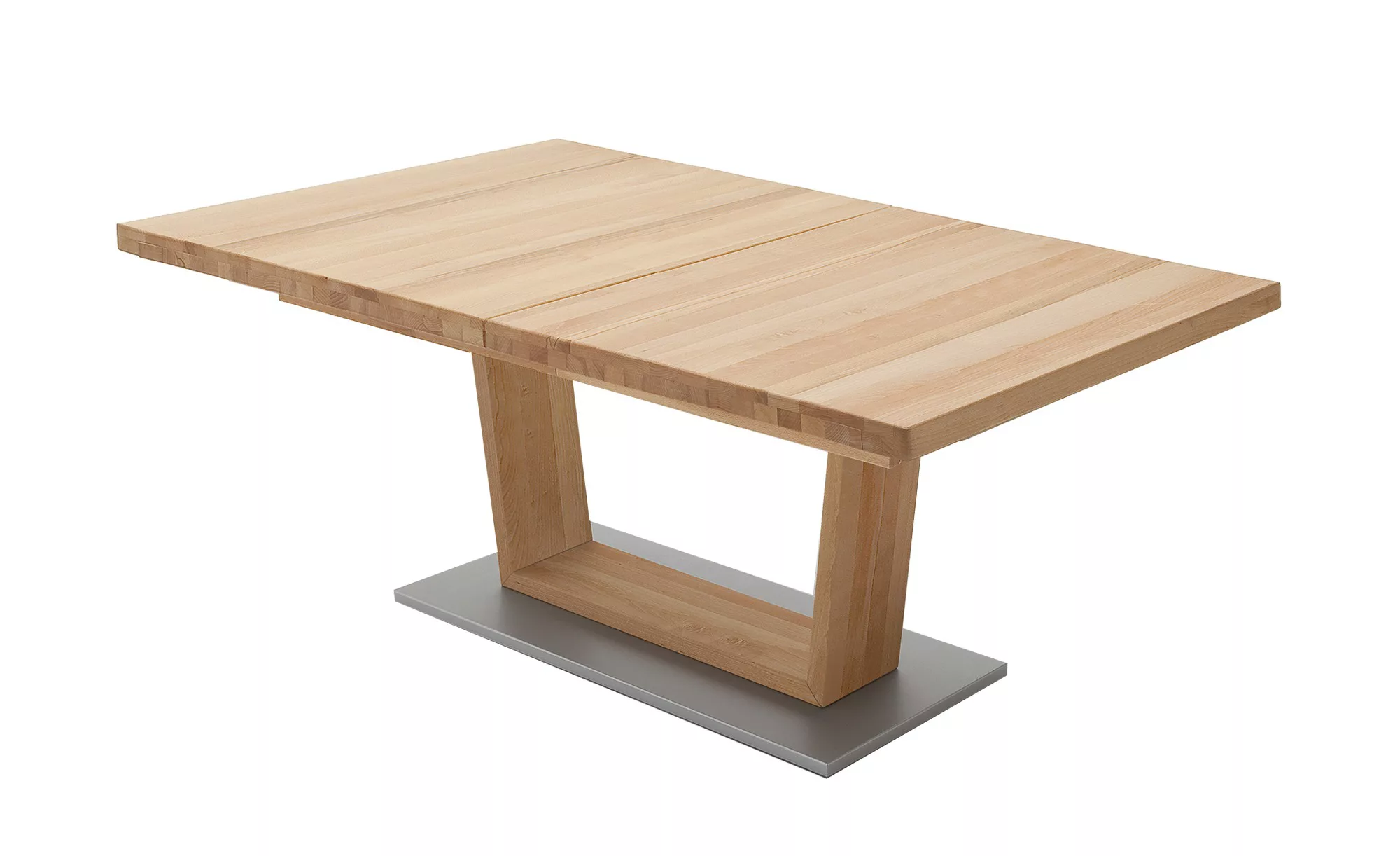 Woodford Massivholz-Säulentisch ausziehbar  Bosco - holzfarben - 90 cm - 77 günstig online kaufen