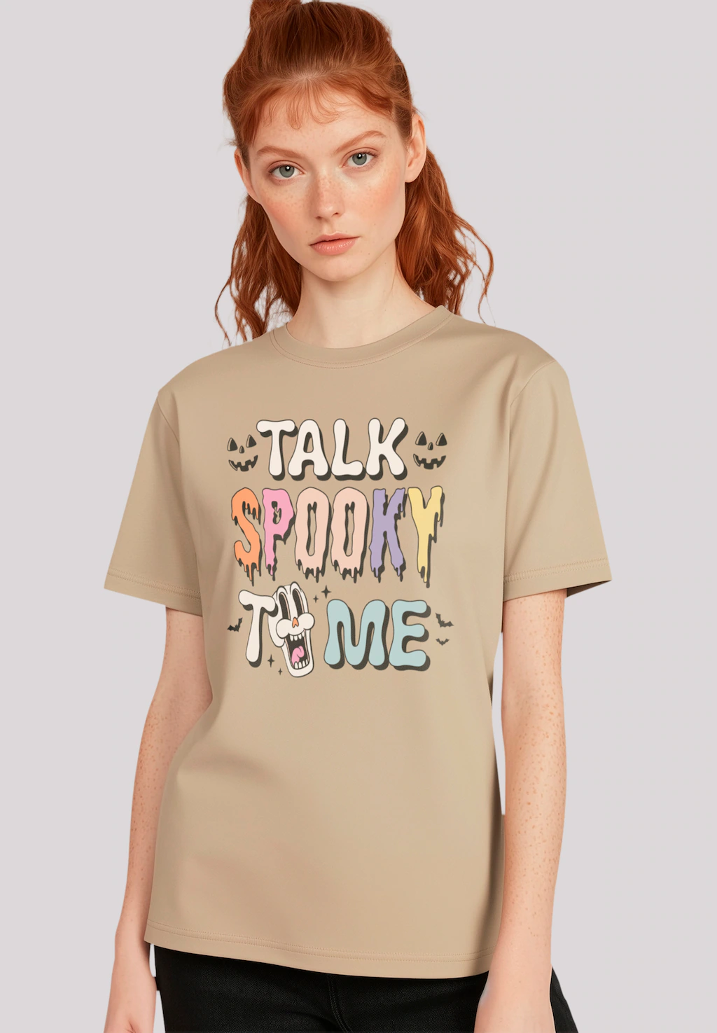 F4NT4STIC T-Shirt "Retro Halloween Talk Spooky to Me", Premium Qualität günstig online kaufen