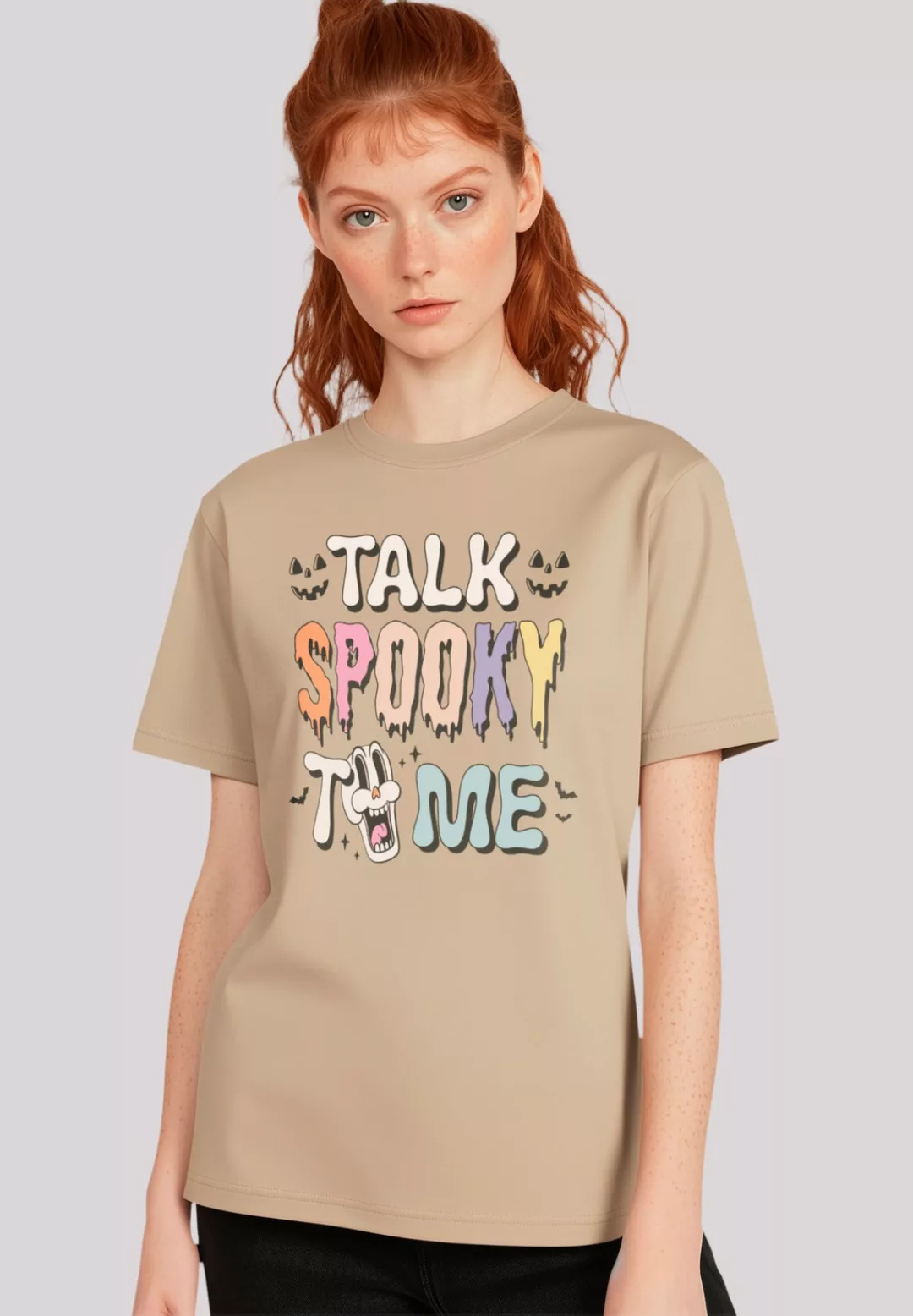 F4NT4STIC T-Shirt "Retro Halloween Talk Spooky to Me", Premium Qualität günstig online kaufen