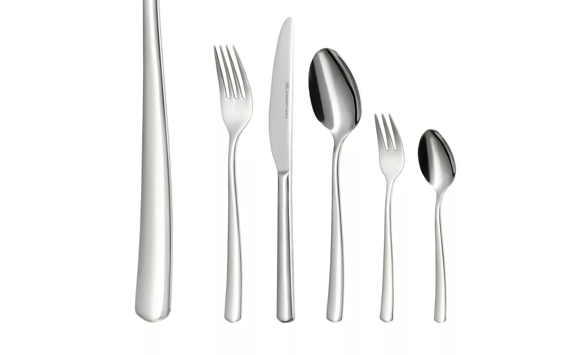 KHG Besteckset, 60-teilig  "760" - silber - Edelstahl - Sconto günstig online kaufen