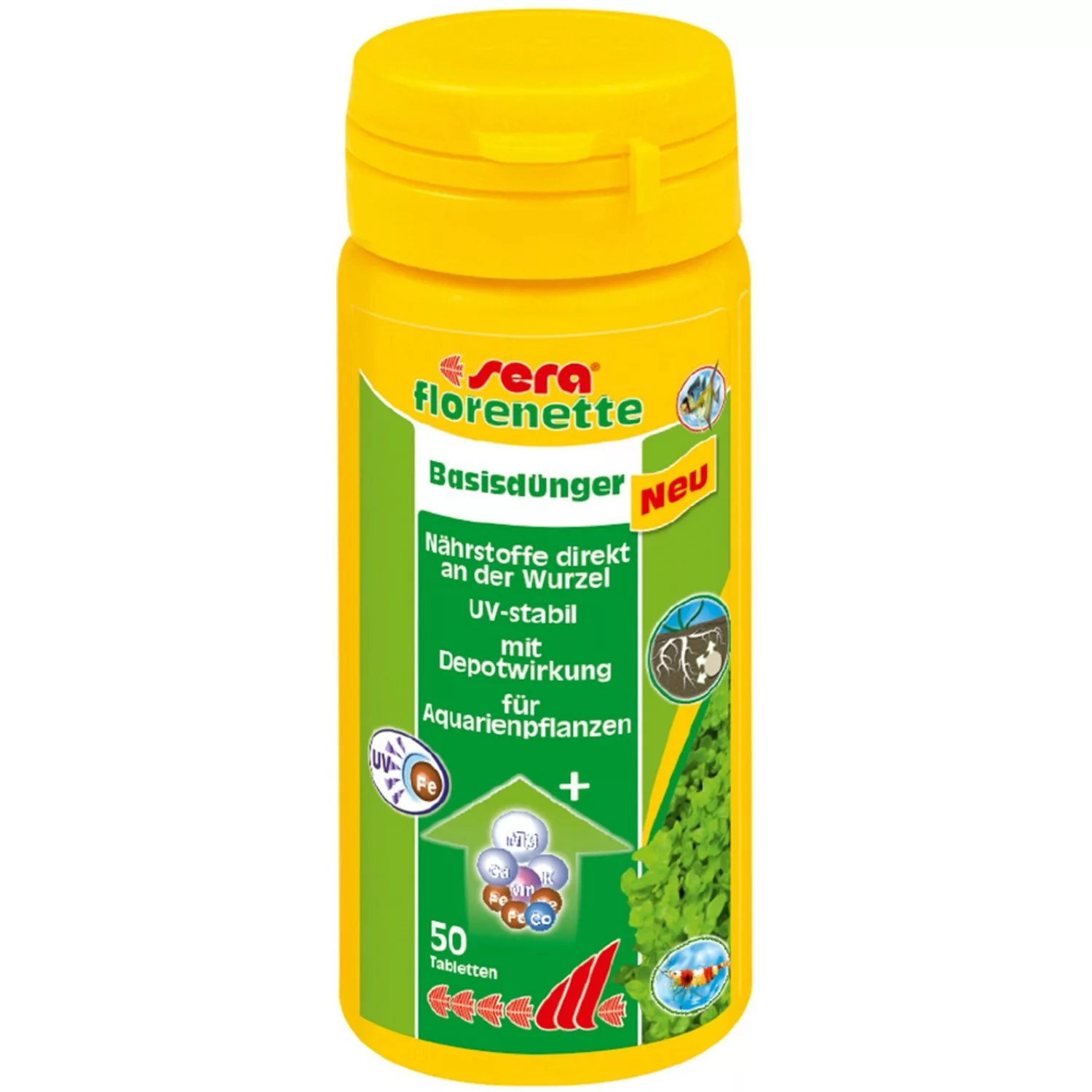 Sera Basisdünger Florenette 50 Tabs (50 ml) günstig online kaufen