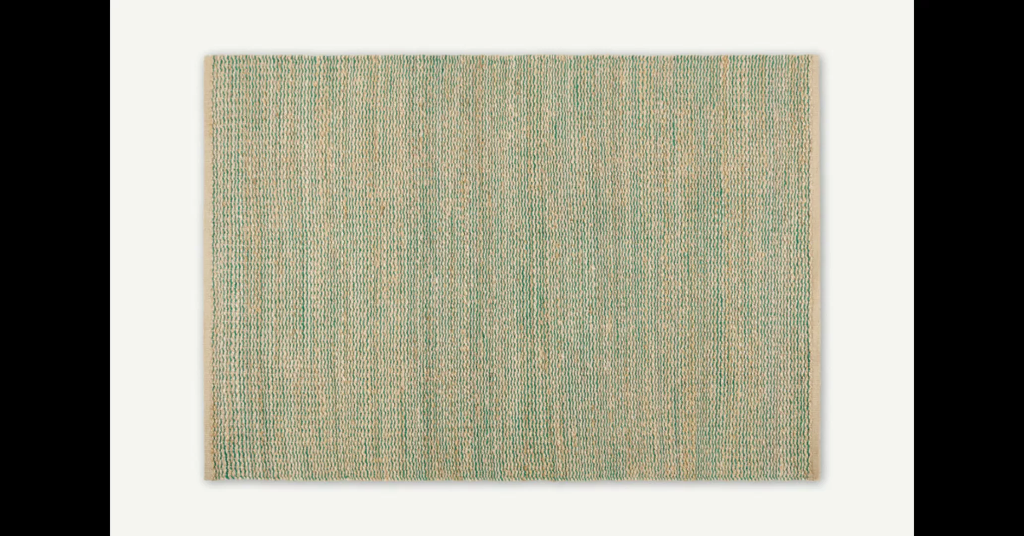 Enas Teppich (160 x 230 cm), Jute in Seegruen - MADE.com günstig online kaufen