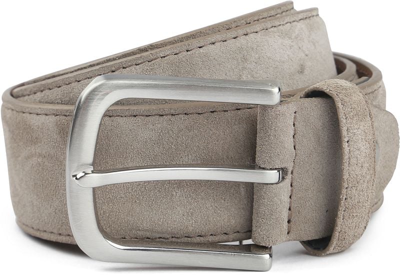 Suitable Ledergürtel Wildleder Taupe - Größe 105 günstig online kaufen