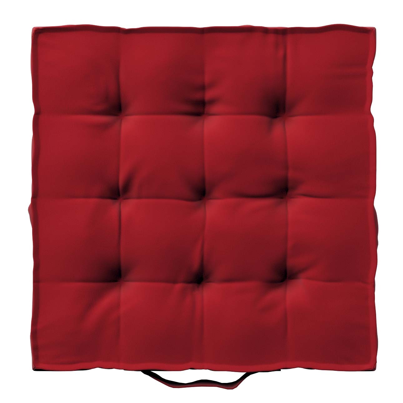 Sitzkissen Jacob mit Handgriff, rot, 50 x 50 x 10 cm, Velvet (704-15) günstig online kaufen