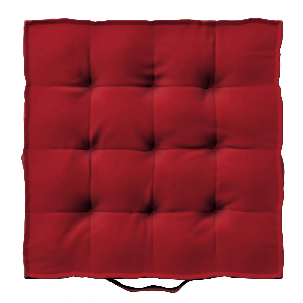 Sitzkissen Jacob mit Handgriff, rot, 40 x 40 x 6 cm, Velvet (704-15) günstig online kaufen