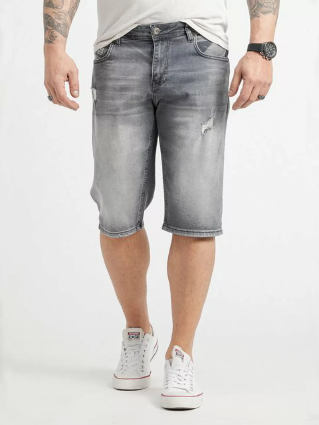 Rock Creek Bermudas Herren Shorts Jeansshorts Denim Hellblau RC-2426 günstig online kaufen