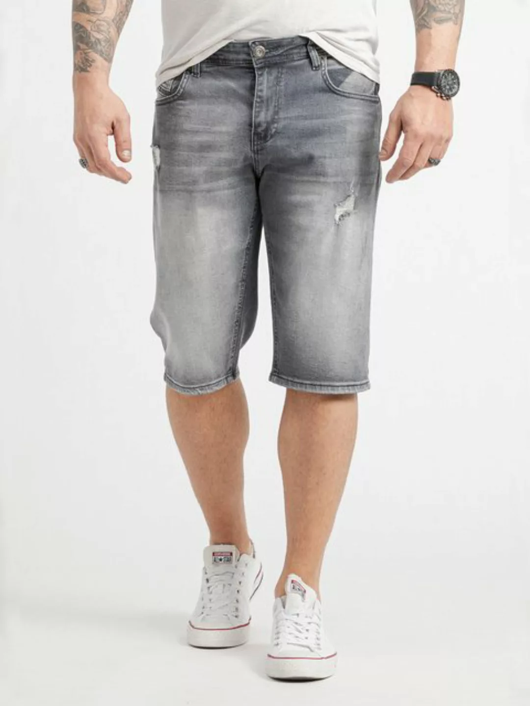 Rock Creek Bermudas Herren Shorts Jeansshorts Denim Grau RC-2428 günstig online kaufen