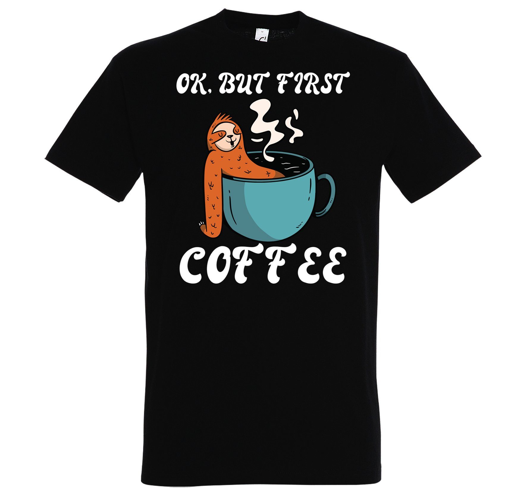 Youth Designz T-Shirt Faultier, But First günstig online kaufen