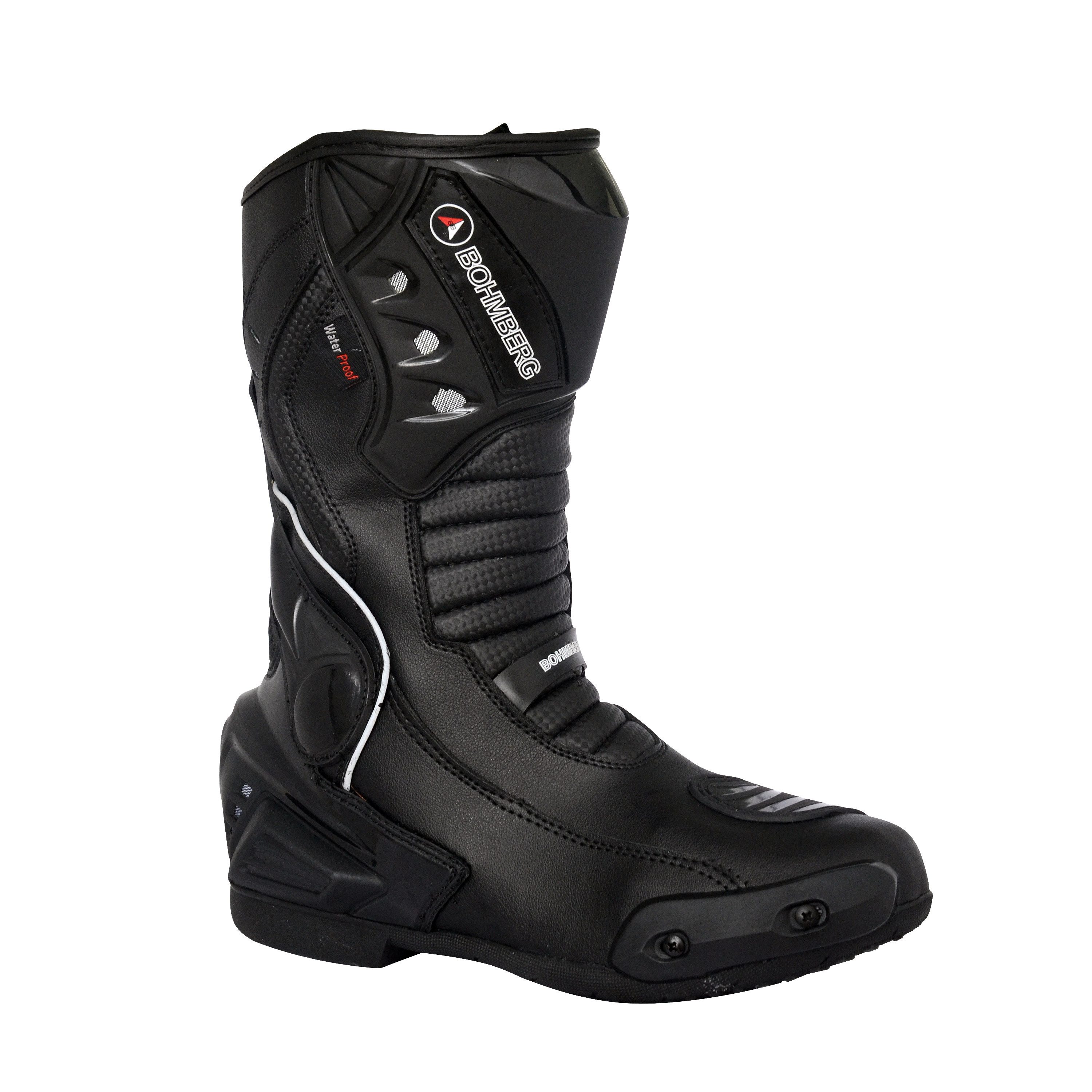 BOHMBERG Motorradstiefel aus echtem Leder / günstig online kaufen