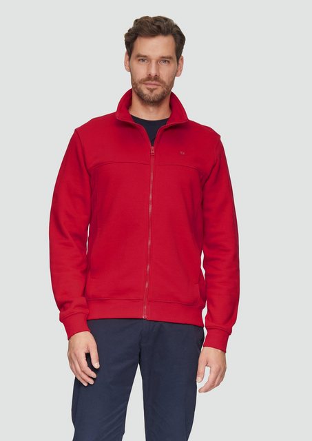 s.Oliver Allwetterjacke Sweatjacke mit Stehkragen Applikation günstig online kaufen