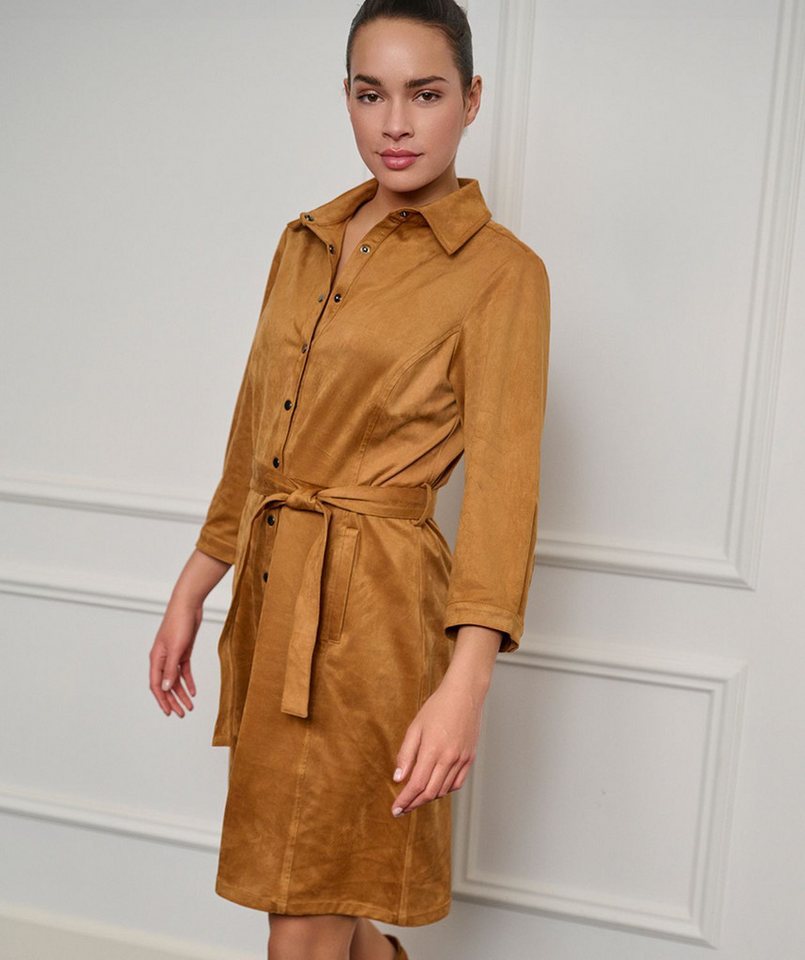 Esqualo Blusenkleid Esqualo Blusenkleid camel 42 günstig online kaufen