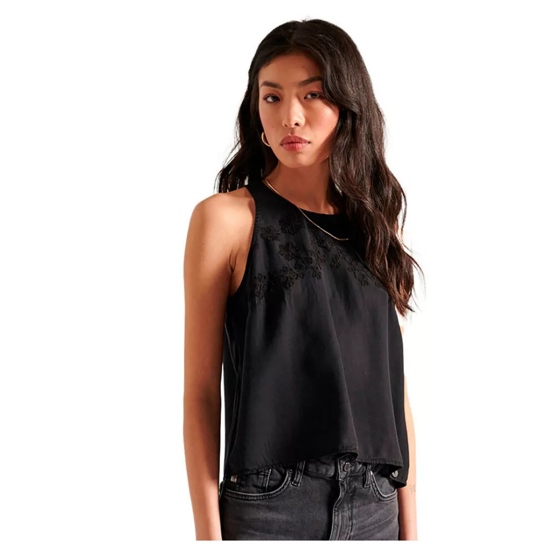 Superdry Embroidered Cami XL Black günstig online kaufen