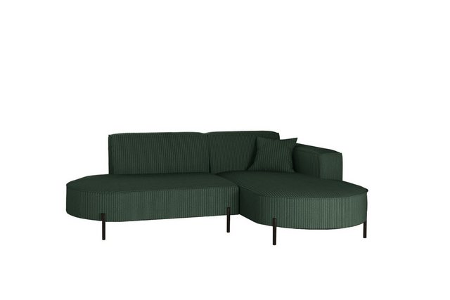 Kaiser Möbel Ecksofa Sofa L-Form Designer Modena Rein stoff Noel, Quelle, P günstig online kaufen