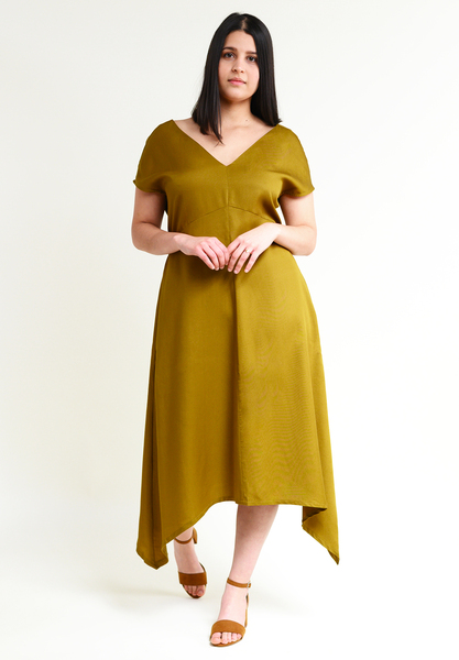 Elegantes Ki-ra Sommerkleid Aus Tencel günstig online kaufen