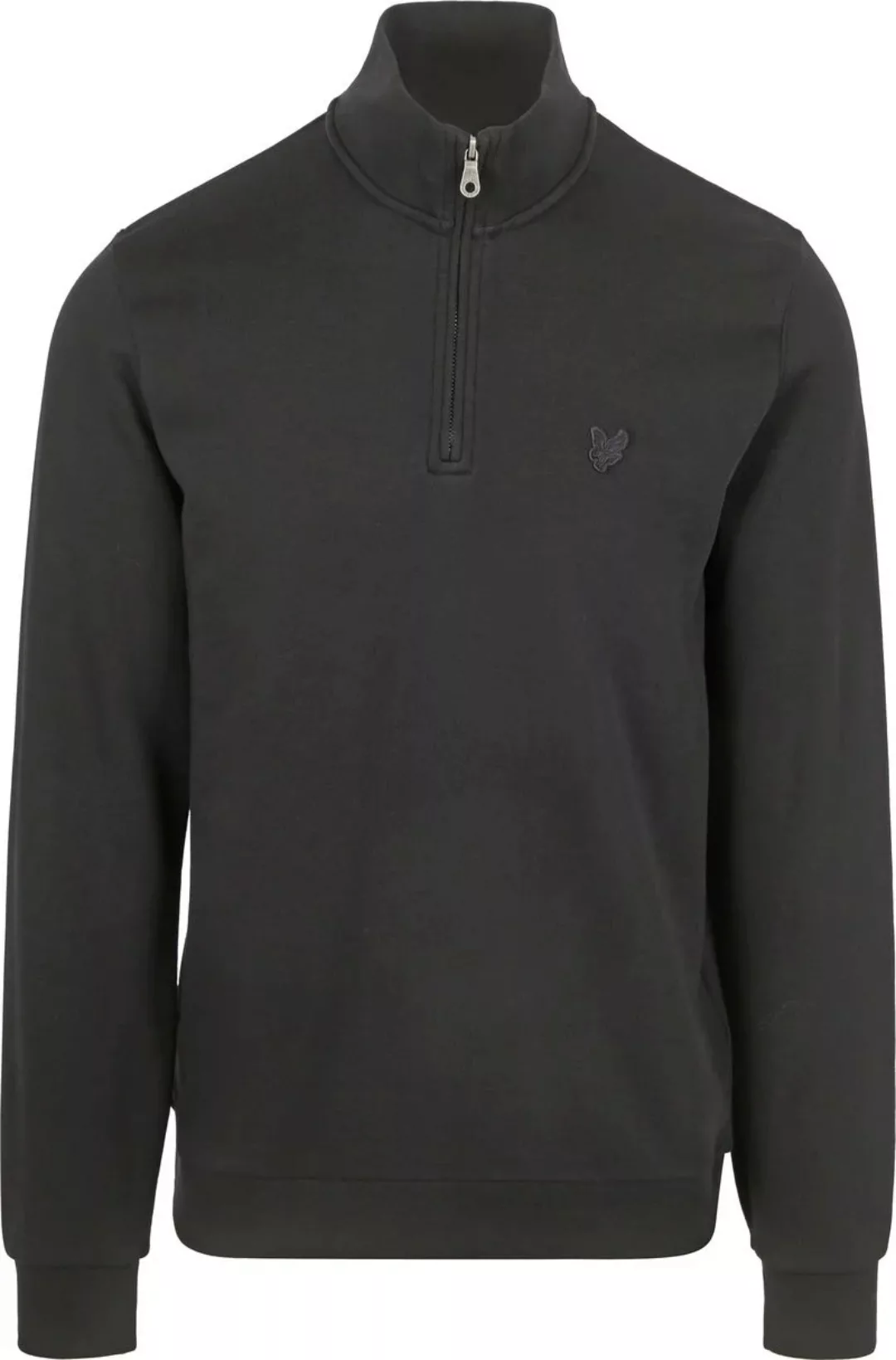 Lyle & Scott Half Zip Pull Tonal Schwarz - Größe S günstig online kaufen