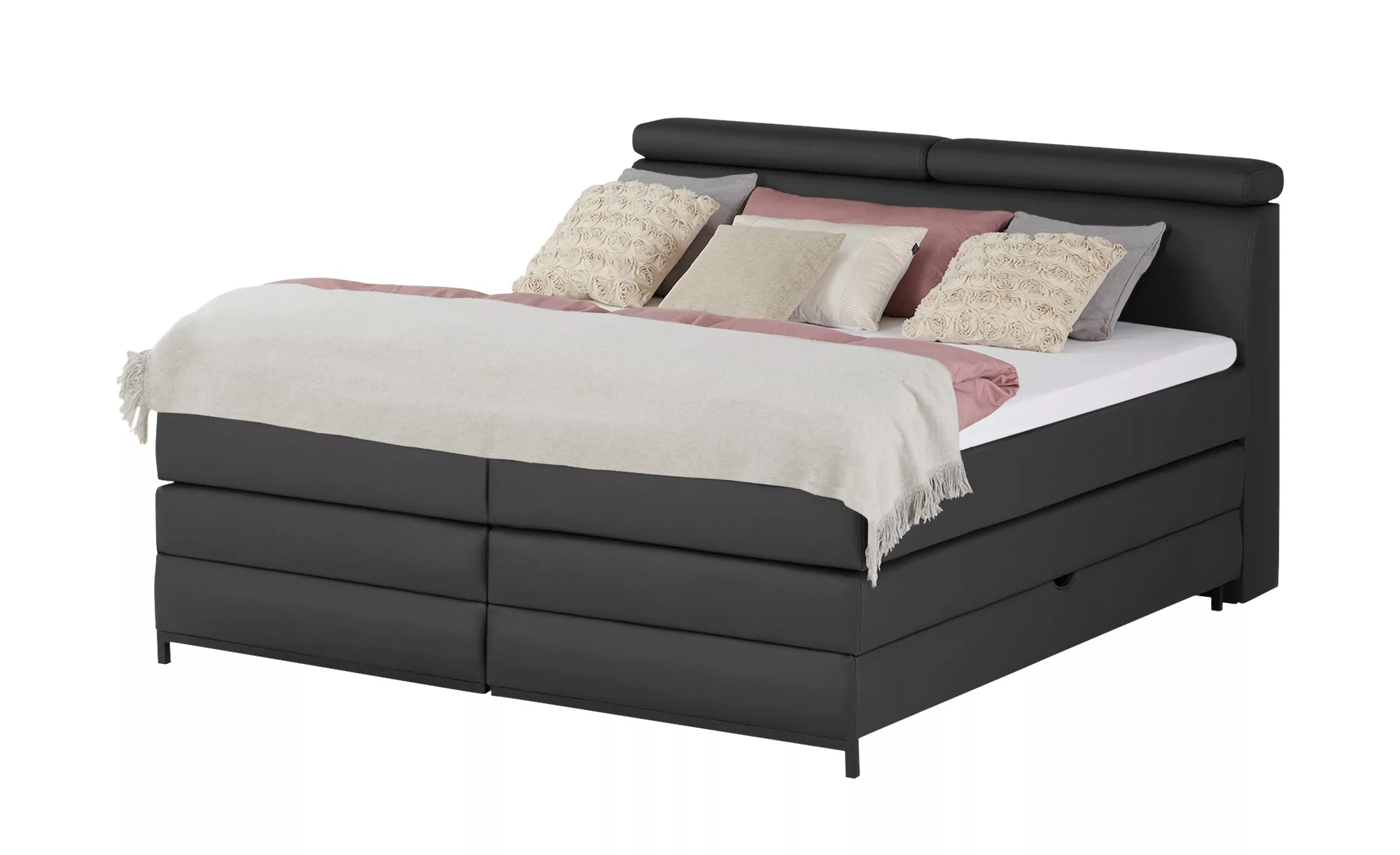 switch Boxspringbett  Kay - braun - 163 cm - 116 cm - Betten > Boxspringbet günstig online kaufen