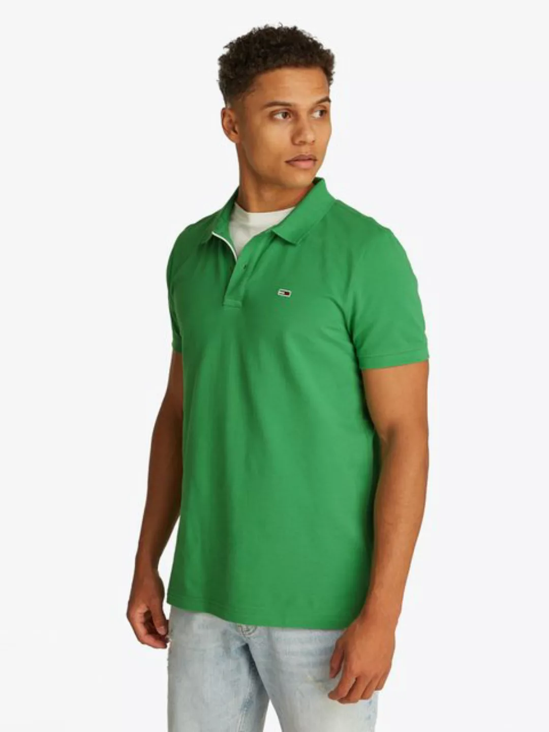 Tommy Jeans Poloshirt TJM SLIM PLACKET POLO EXT günstig online kaufen