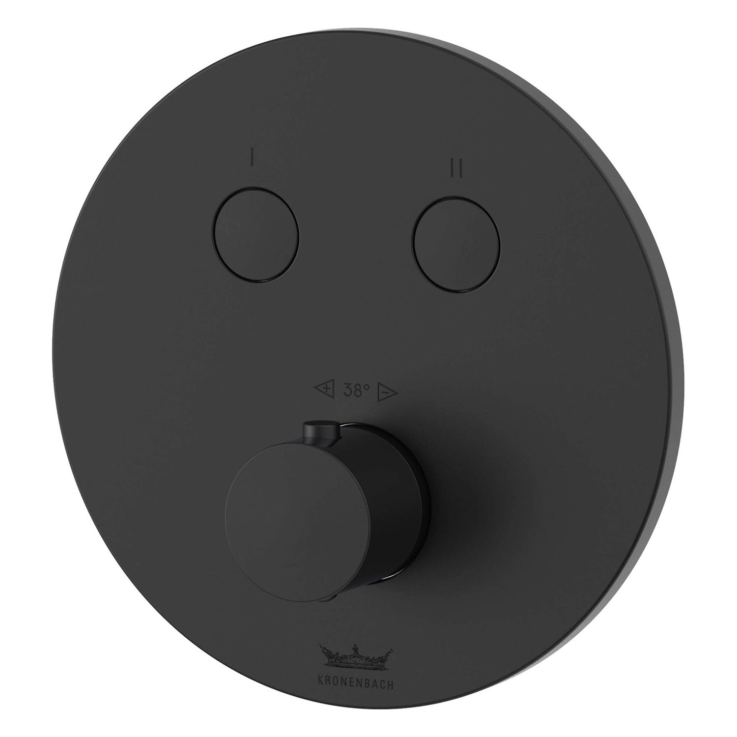 Kronenbach Thermostat Unterputz für 2 Verbraucher runde Ausführung Smart Pu günstig online kaufen