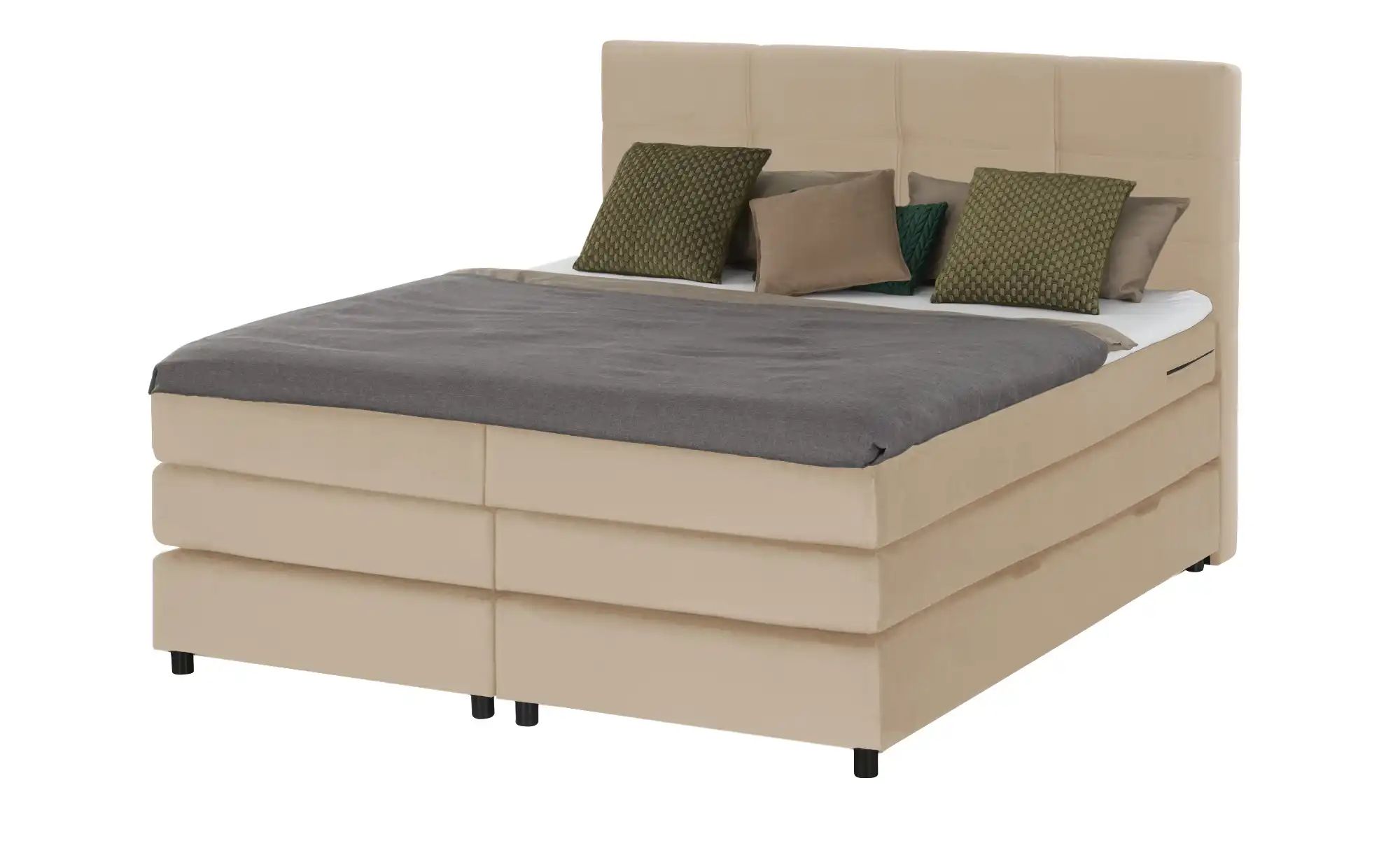 uno Boxspringbett  Wind ¦ beige ¦ Maße (cm): B: 180 H: 152 Betten > Komfort günstig online kaufen