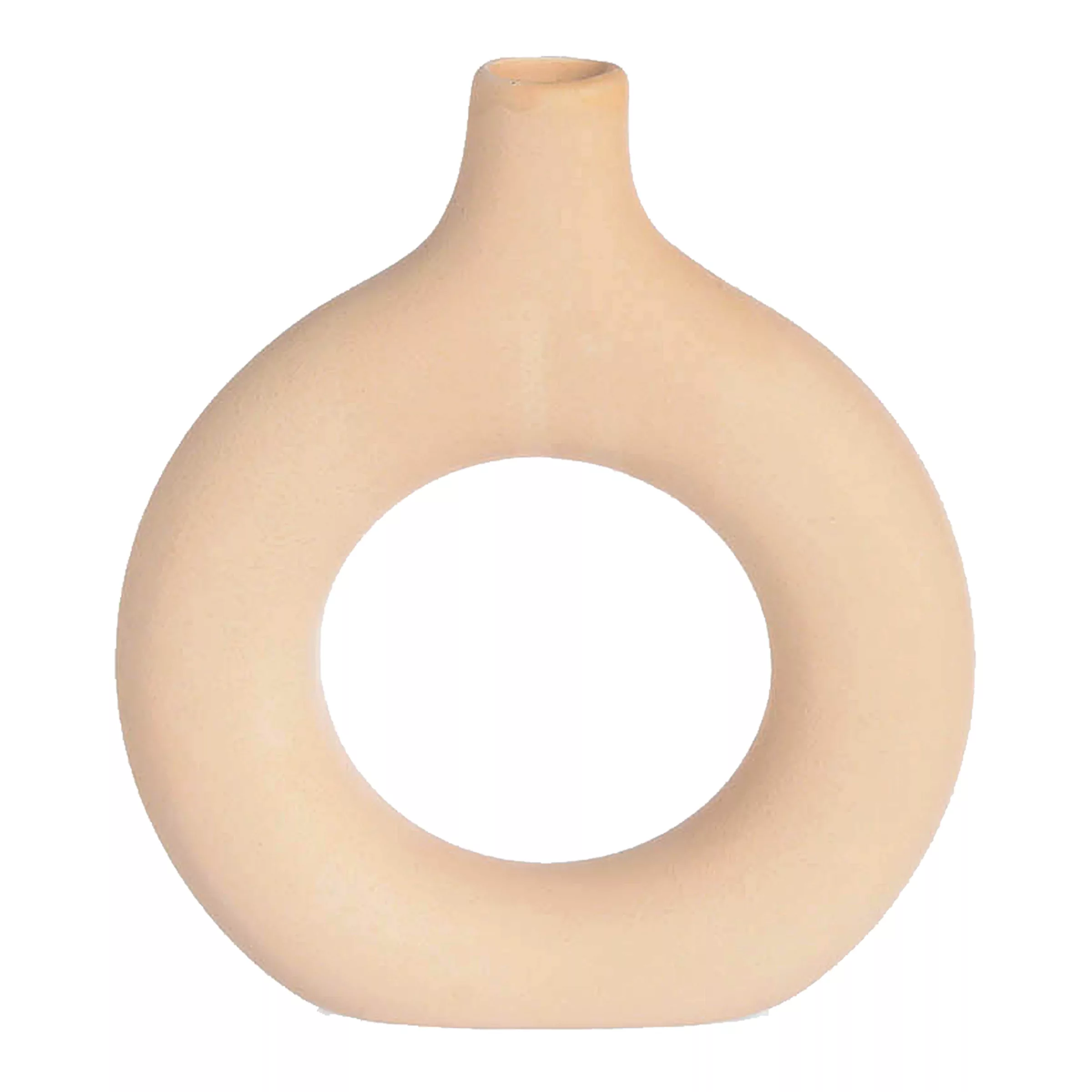 Vase HOLE ca.12cm, nude günstig online kaufen