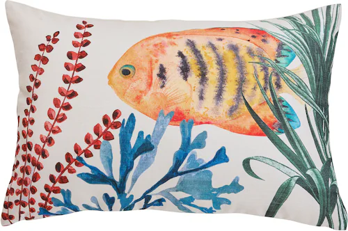 done.® Dekokissen »Orange Fish«, Vorderseitig bedruckte Kissenhülle in auff günstig online kaufen
