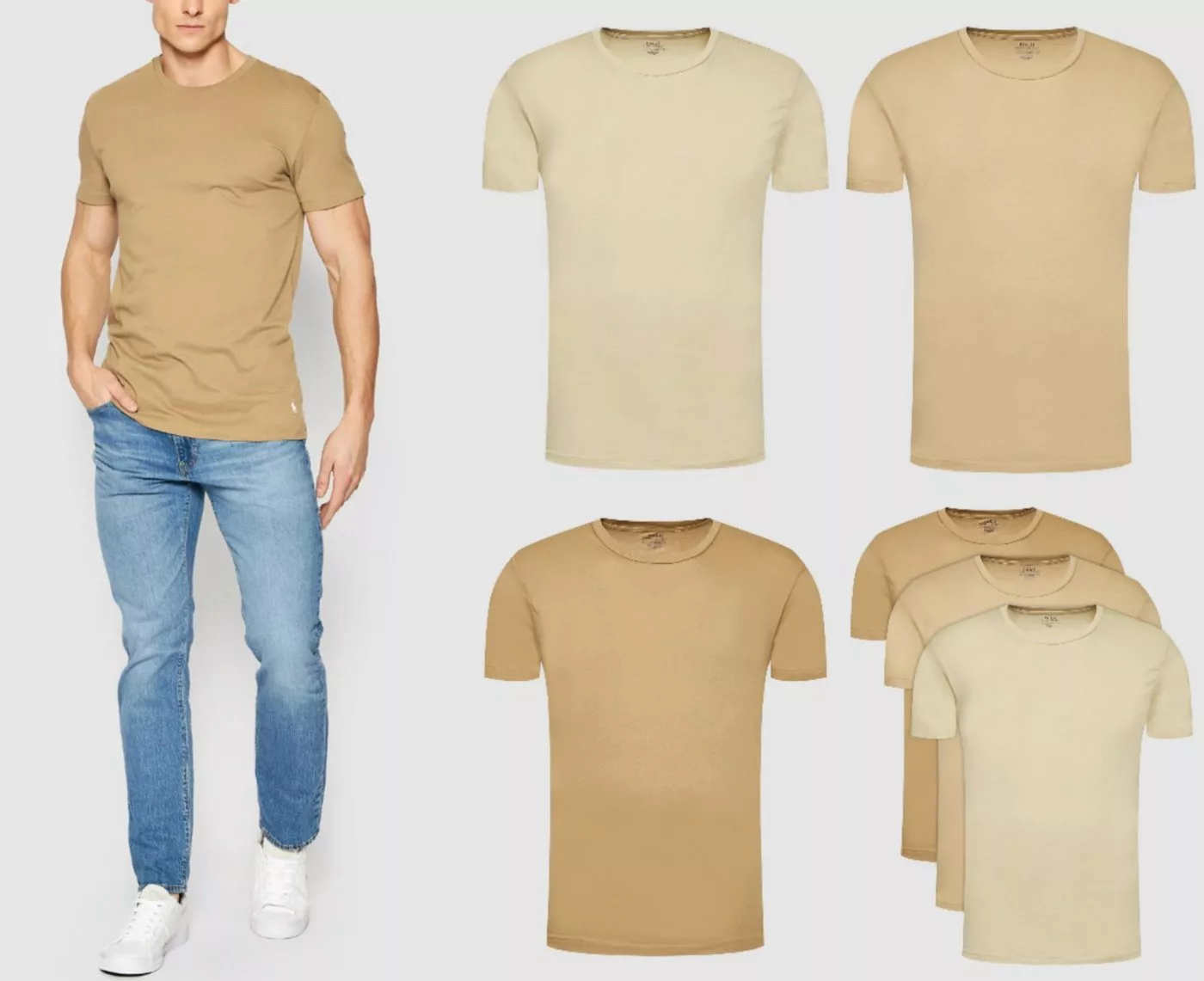 Ralph Lauren T-Shirt Polo Ralph Lauren 3 er Pack Cotton T-Shirt Soft Shirt günstig online kaufen