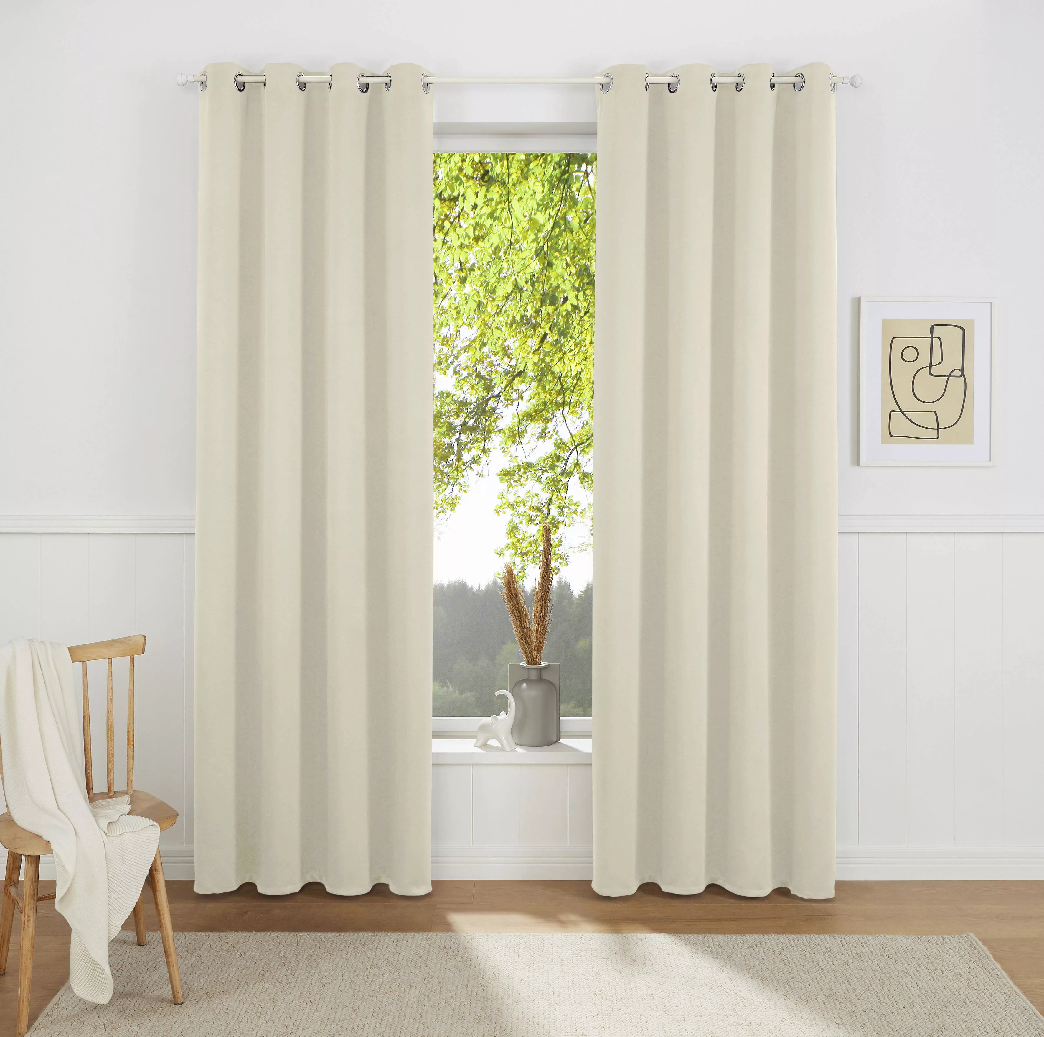 my home Verdunkelungsvorhang »Sola«, (1 St.), Breite 130 cm und 270 cm, 1 S günstig online kaufen