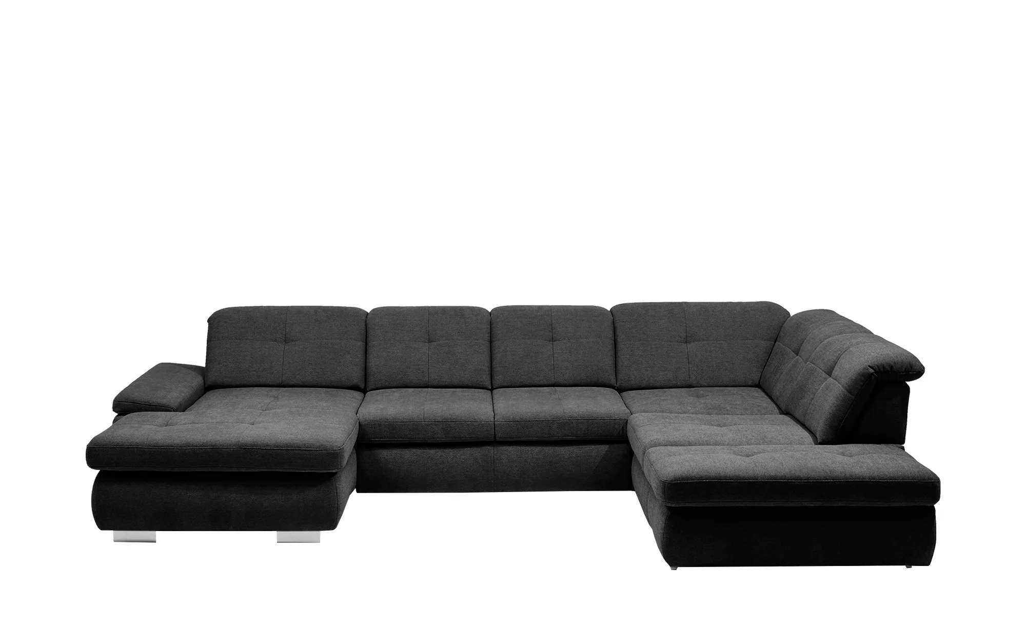 Wohnlandschaft - schwarz - 85 cm - Polstermöbel > Sofas > Wohnlandschaften günstig online kaufen