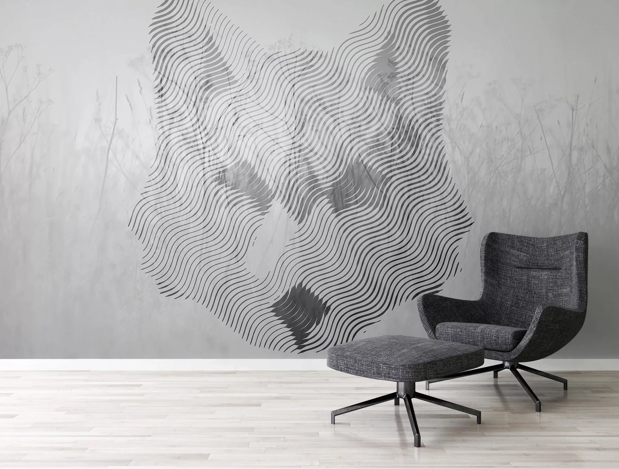 Architects Paper Fototapete »Atelier 47 Fox Graphic 2«, abstrakt, Vlies, Wa günstig online kaufen