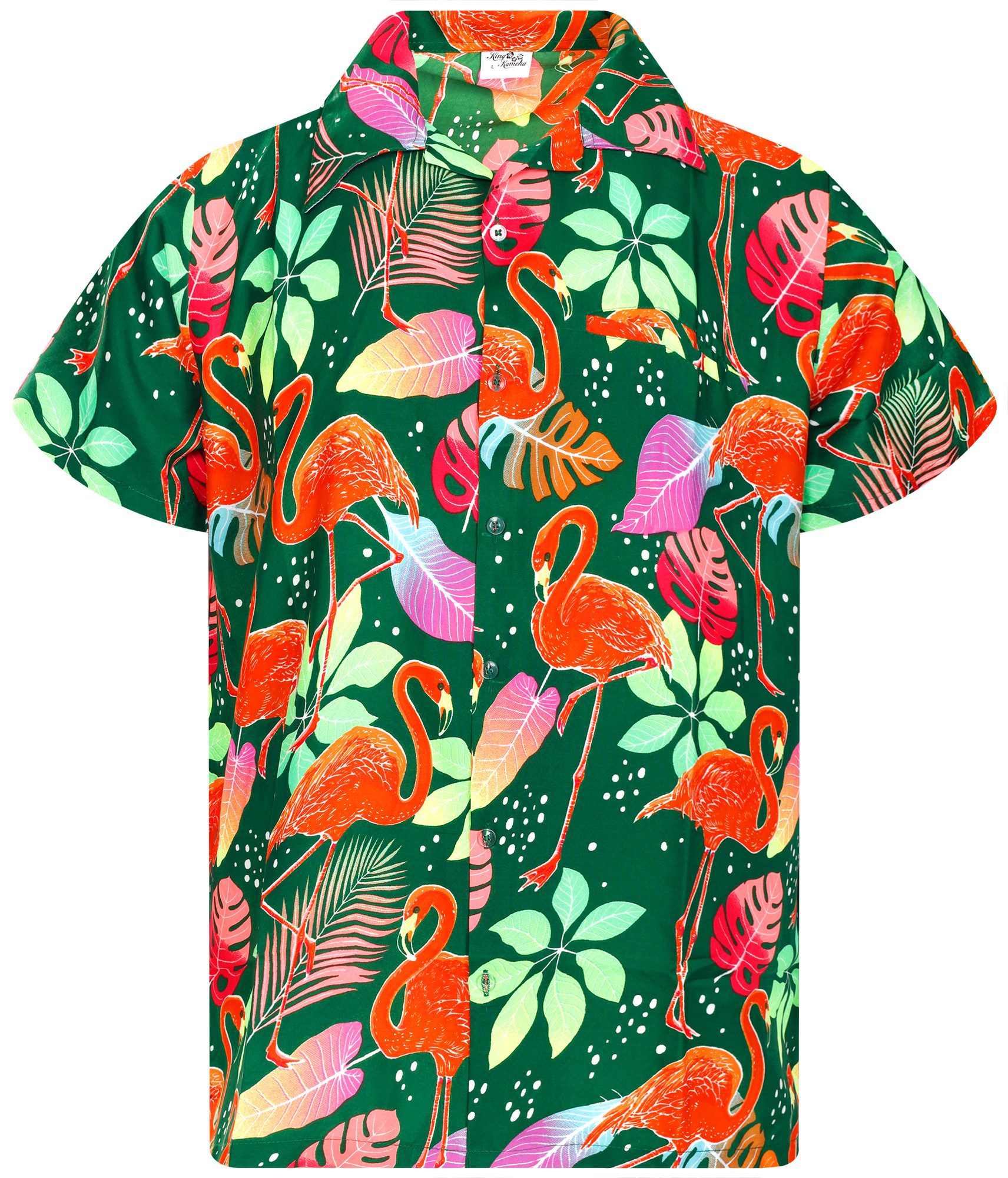 King Kameha Hawaiihemd Funky Flamingos Hawaii-Hemd günstig online kaufen