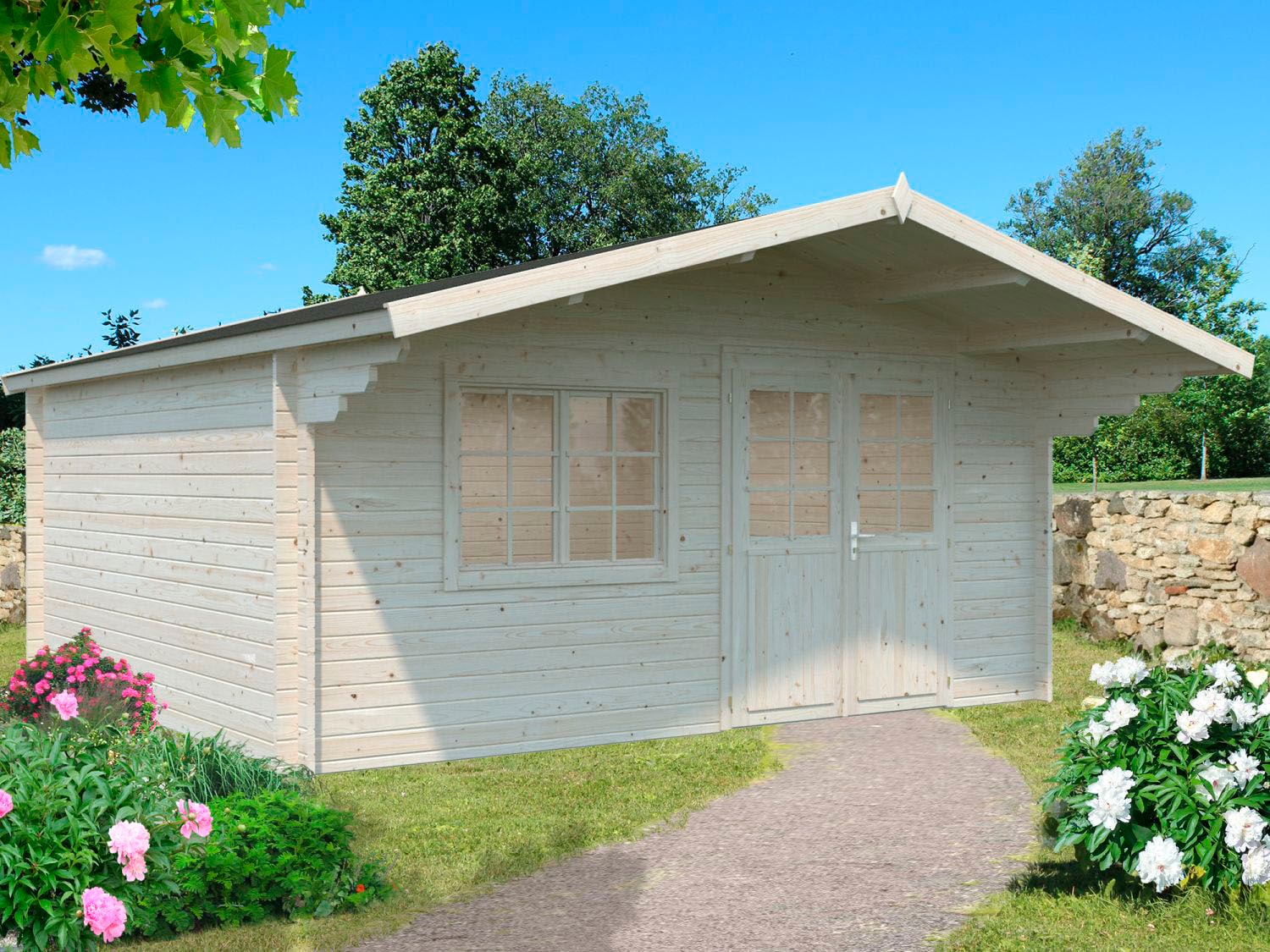 Palmako Gartenhaus "B ritta", 19,7 qm günstig online kaufen