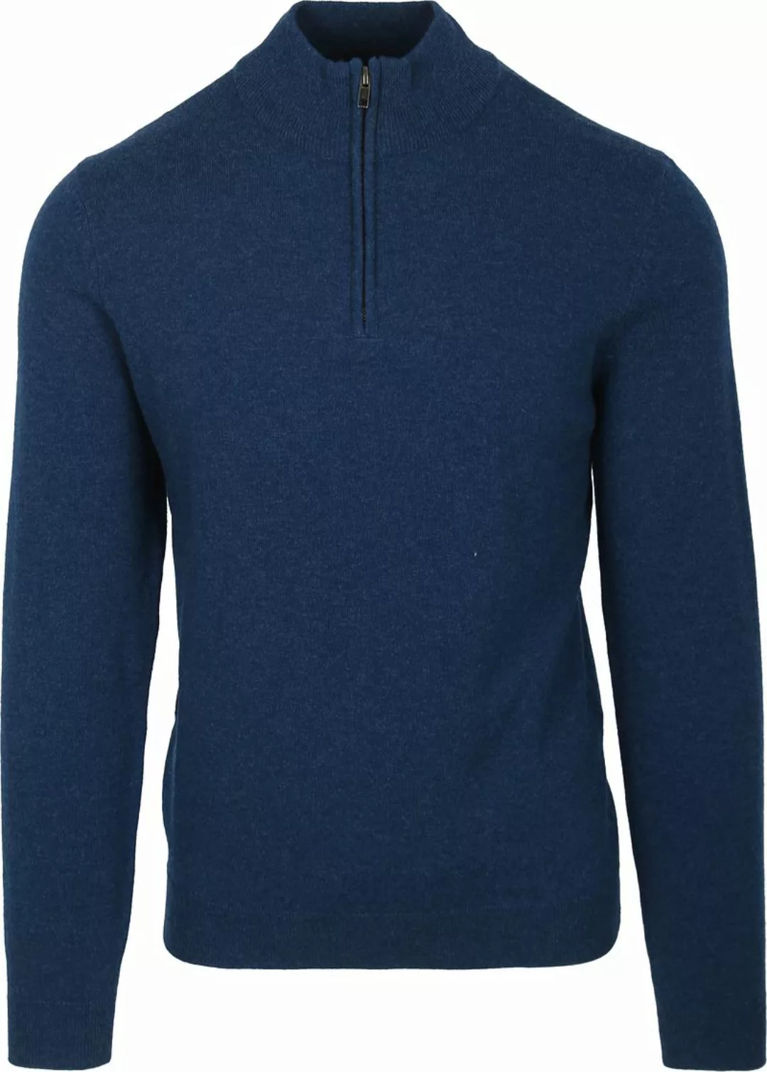 Steppin' Out Half Zip Pullover Merinowolle Marine Blau - Größe M günstig online kaufen