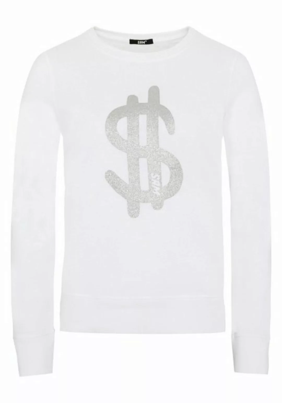 Uncle Sam Sweatshirt mit Glitter-Motiv günstig online kaufen