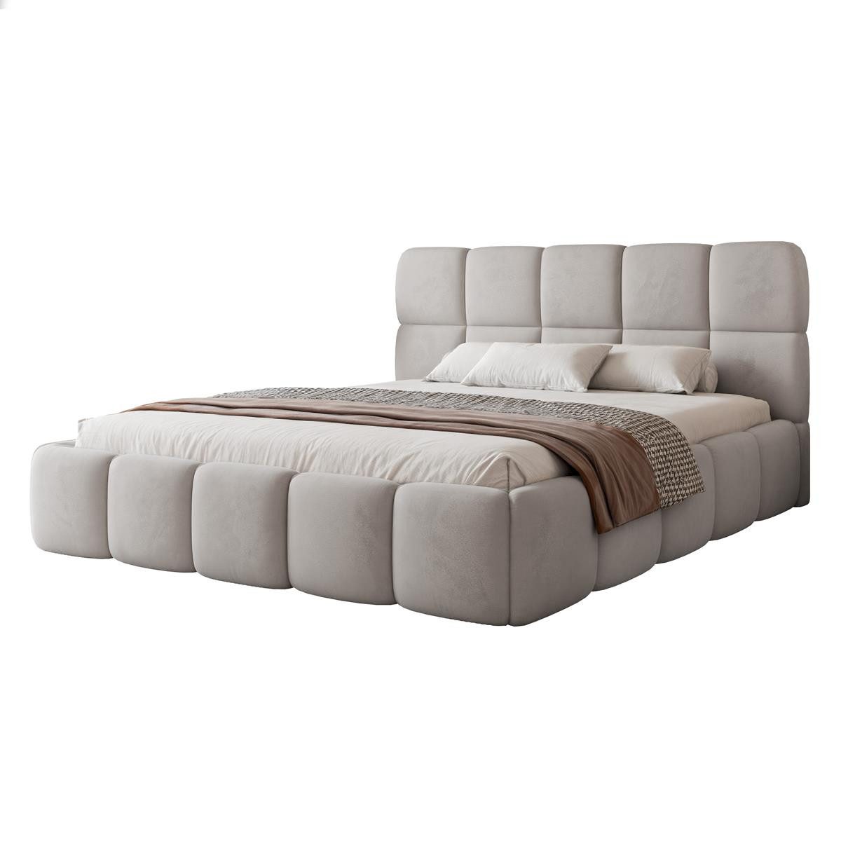 Compleo Polsterbett Stauraumbett modern CLOUDY, Komfortbett, günstig online kaufen