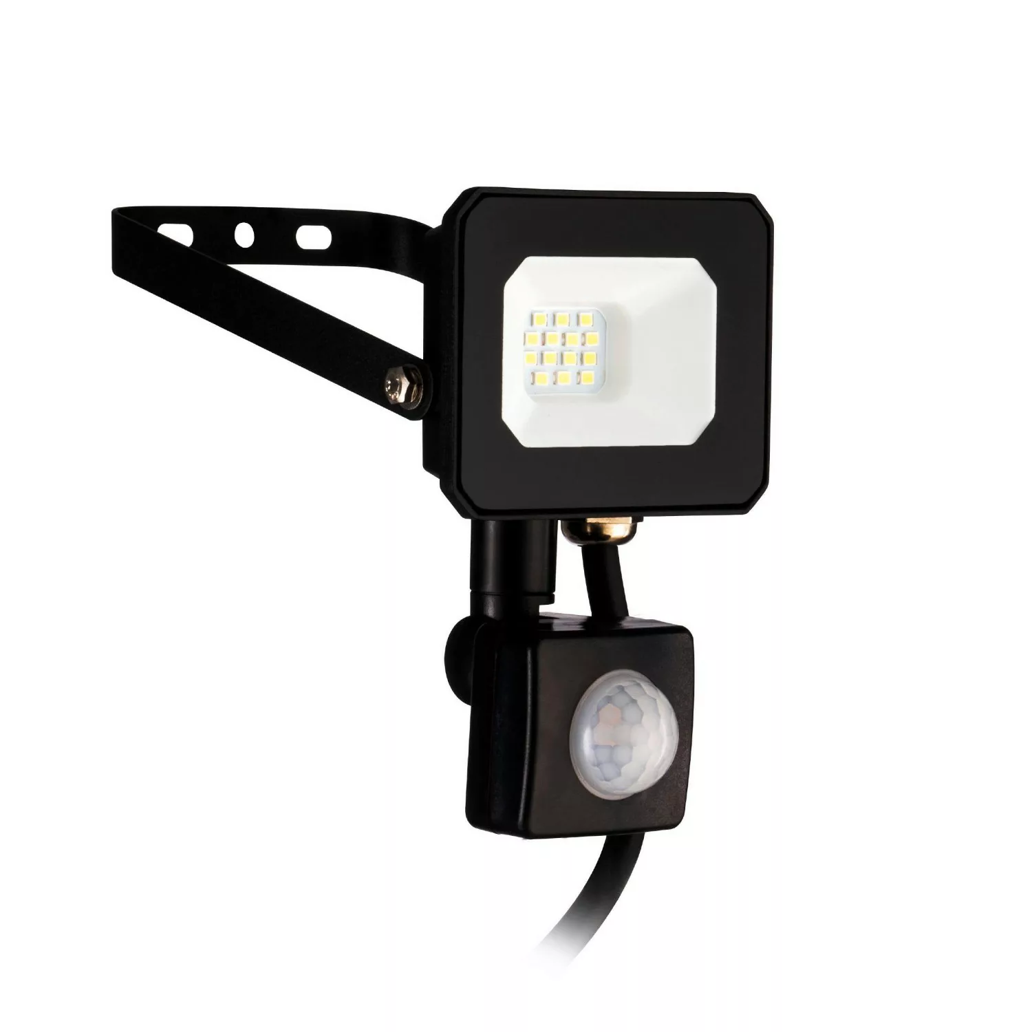 Eglo LED-Wandstrahler Risacca-E 10 W mit Sensor 6,5 cm x 8,5 cm Schwarz günstig online kaufen