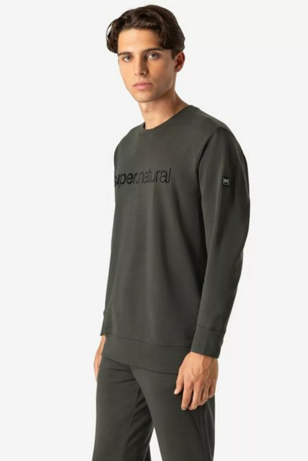 SUPER.NATURAL Sweatshirt Merino Pullover M SOLUTION CREW funktioneller Meri günstig online kaufen
