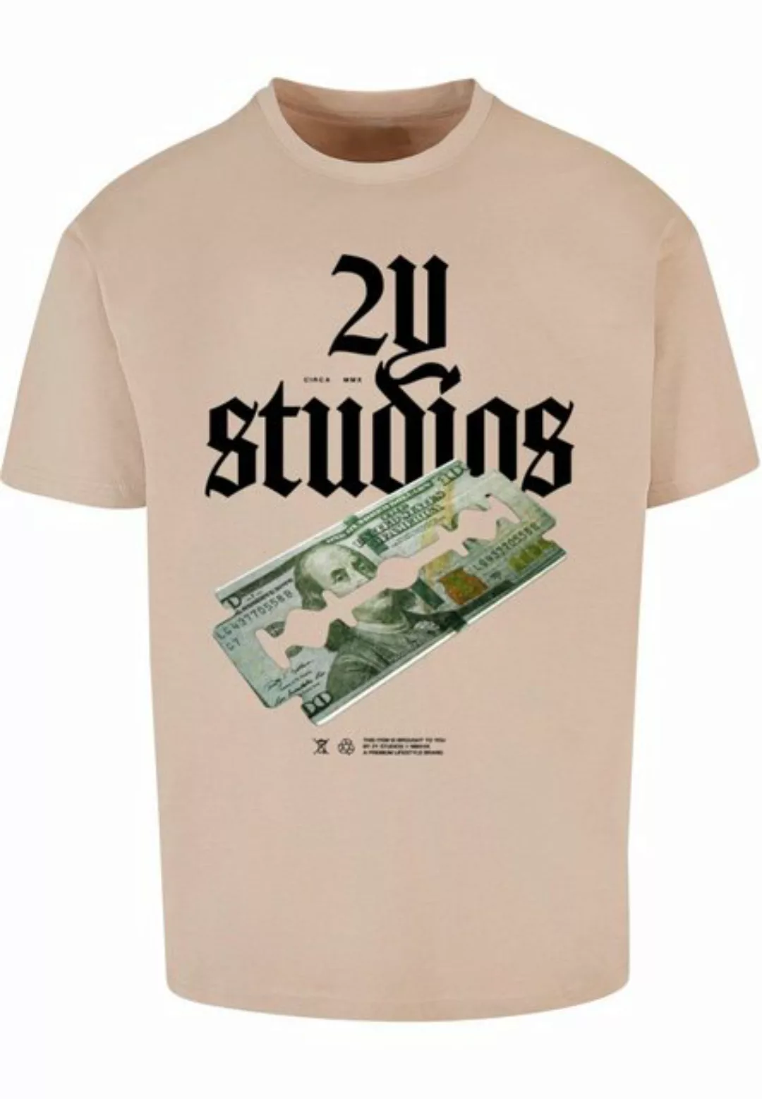 2Y Studios T-Shirt 2Y Studios Herren Razor Oversize Tee (1-tlg) günstig online kaufen