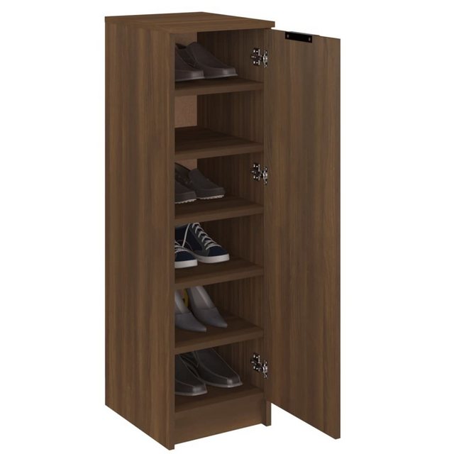 vidaXL Schuhschrank Schuhschrank Braun Eichen-Optik 30x35x100 cm Spanplatte günstig online kaufen